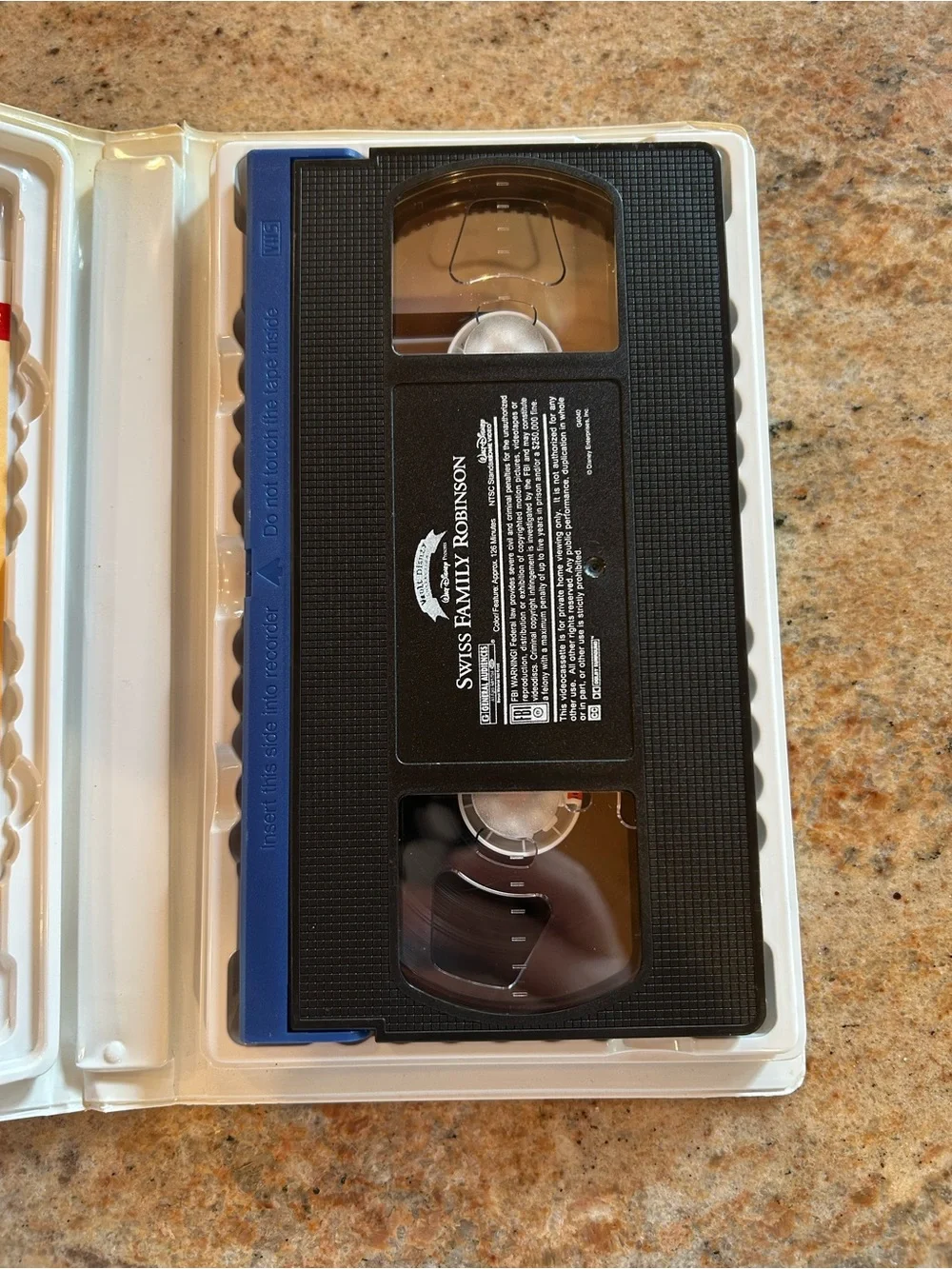 Walt Disney Presents Swiss Family Robinson VHS tape 1960 Vault Disney Collection